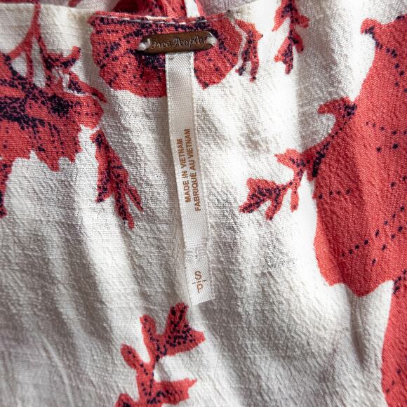 Free People Sleeveless Floral Dress Size Small Garden Party Print - Picture 7 of 8